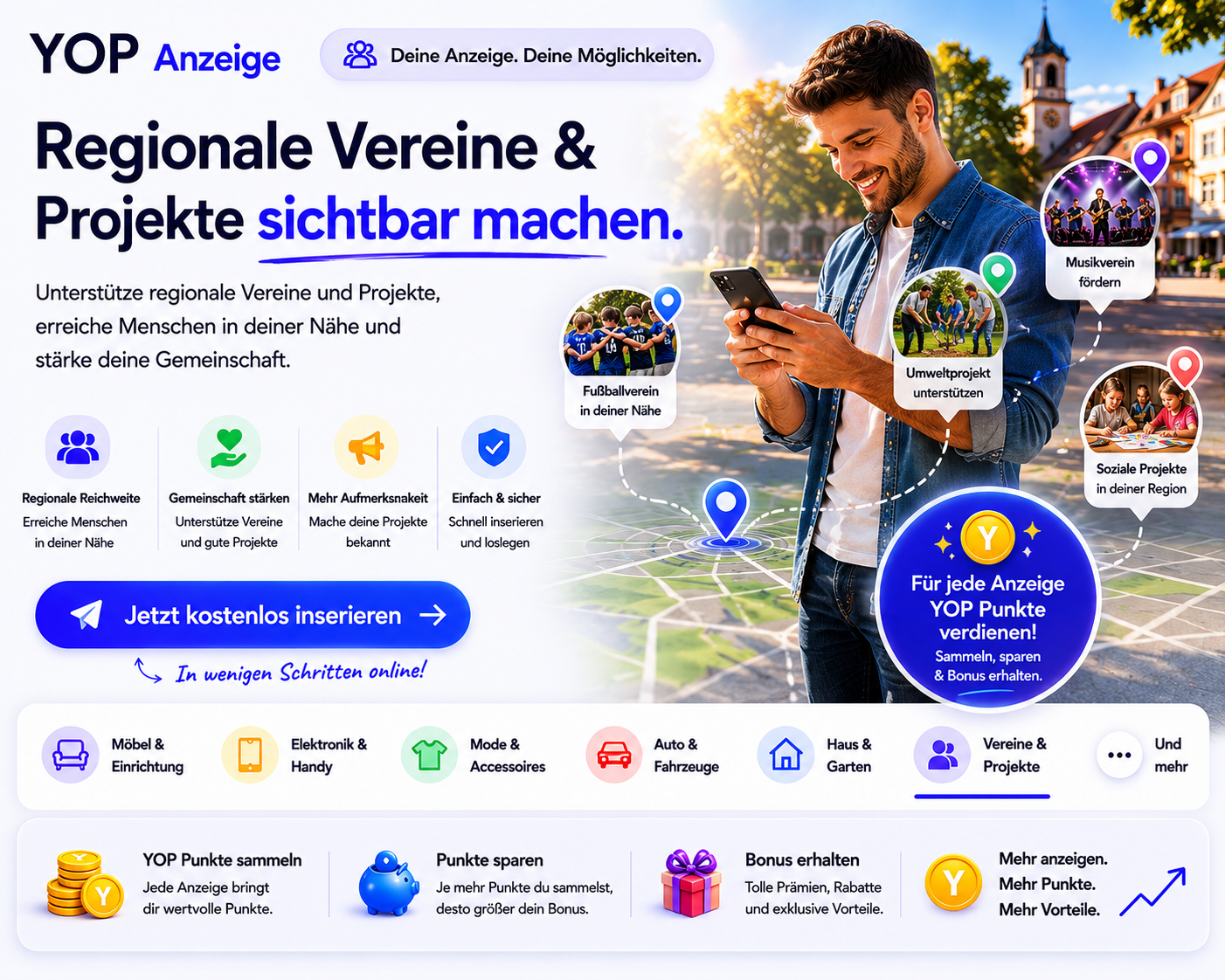 Yop Werbung und Anzeigen Kampagne